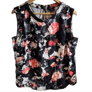 424 Fifth Lord&Taylor Floral Sleeveless Blouse